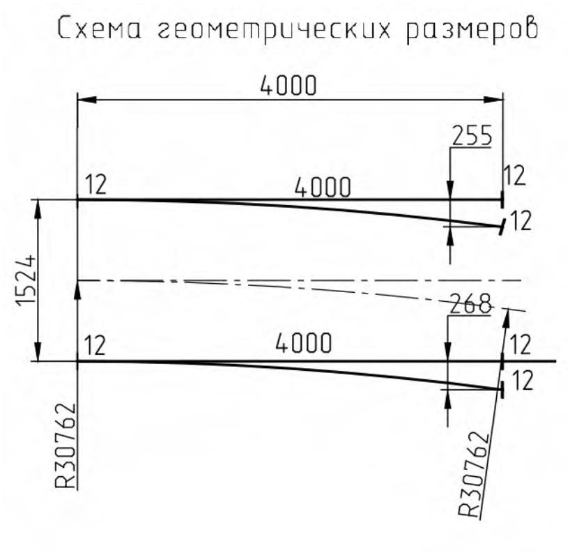 Проект ЛГМ/ЛГУ, Стрелка трамвайная одноперьевая R30 Проект ЛГМ/ЛГУ, Стрелка трамвайная одноперьевая R30