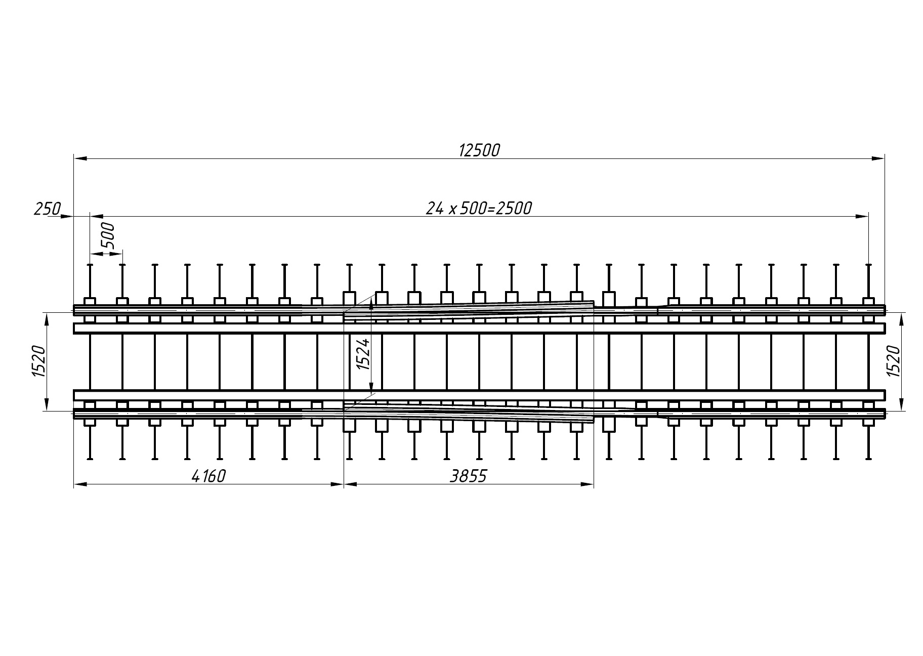 Проект СП866.000, Стык уравнительный типа Р65
